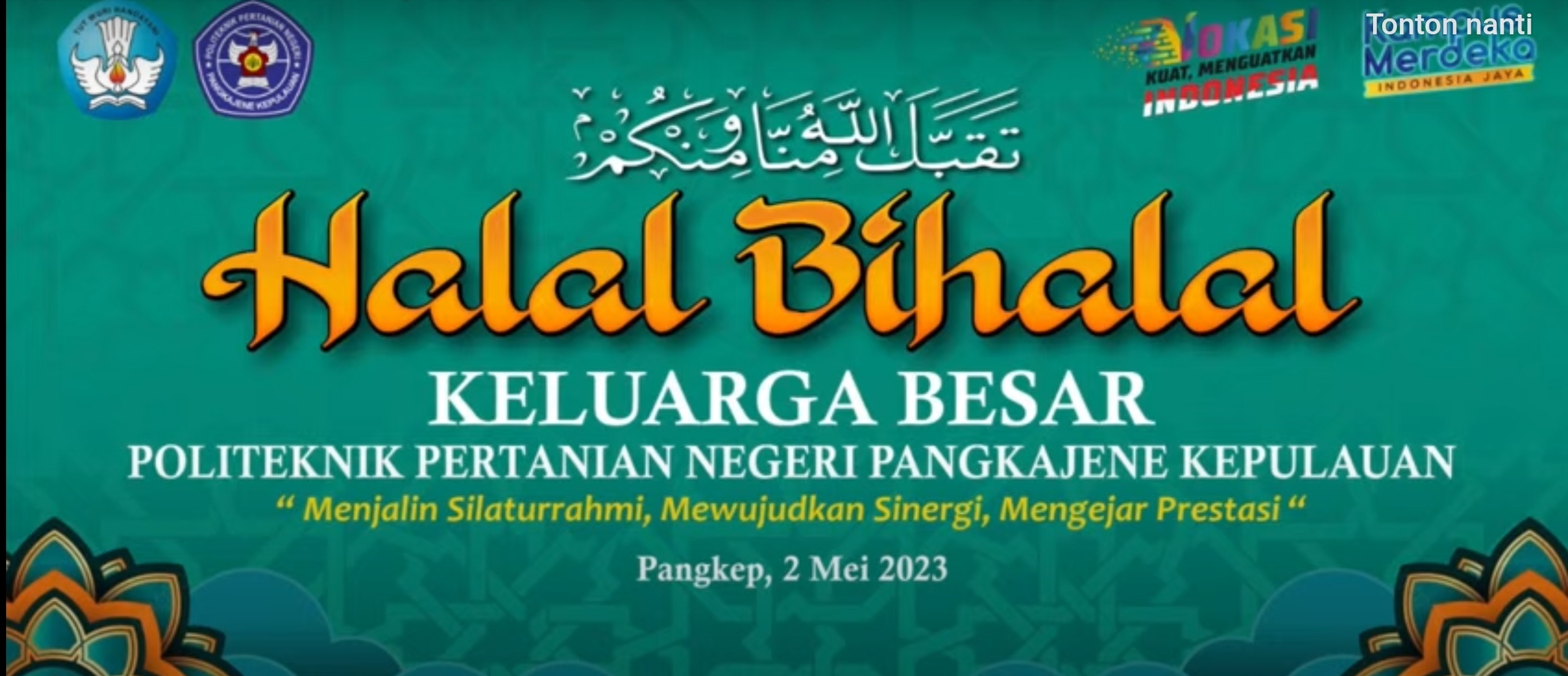 [LIVE] Halal Bihalal KELUARGA BESAR POLITANI PANGKEP - Politani Pangkep